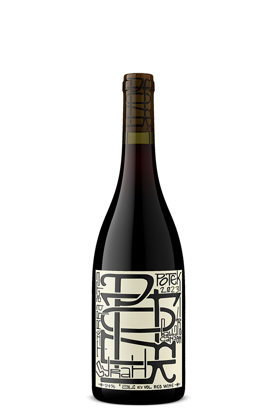 Bottle of 2023 Tierra Alta Syrah — Potek Winery