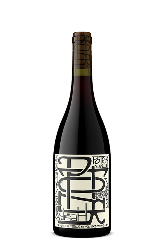 Bottle of 2021 Bien Nacido Syrah — Potek Winery, Santa Maria Valley