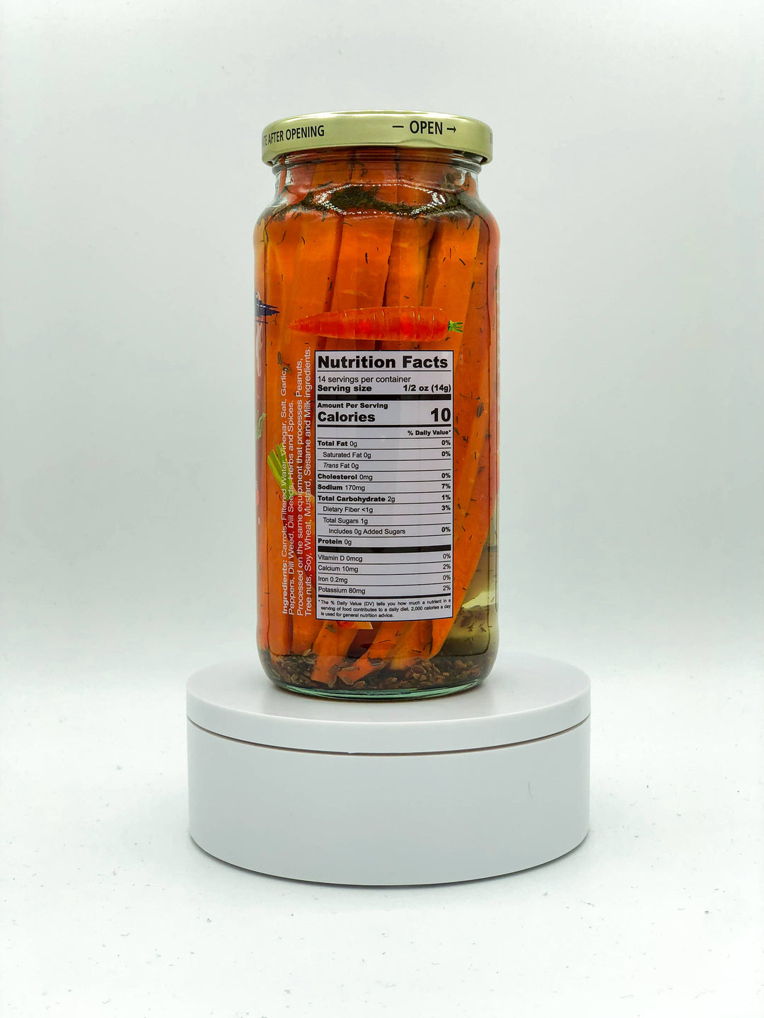 Pickled Spicy Dill Carrots