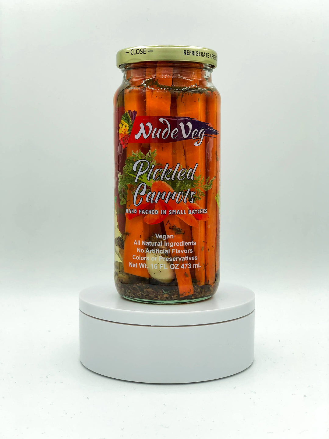 Pickled Spicy Dill Carrots