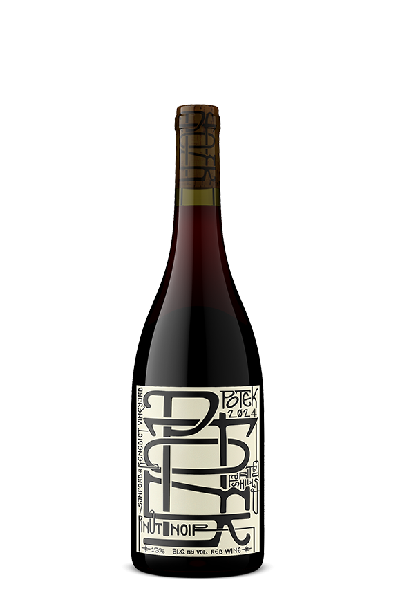 Bottle of 2024 Sanford & Benedict Pinot Noir — Potek Winery