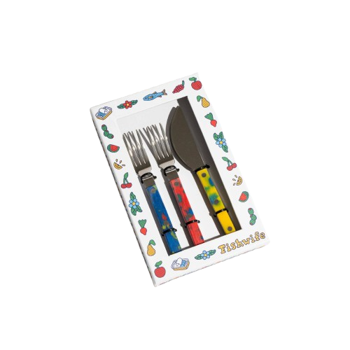 Tinned Fish Fork + Knife Set