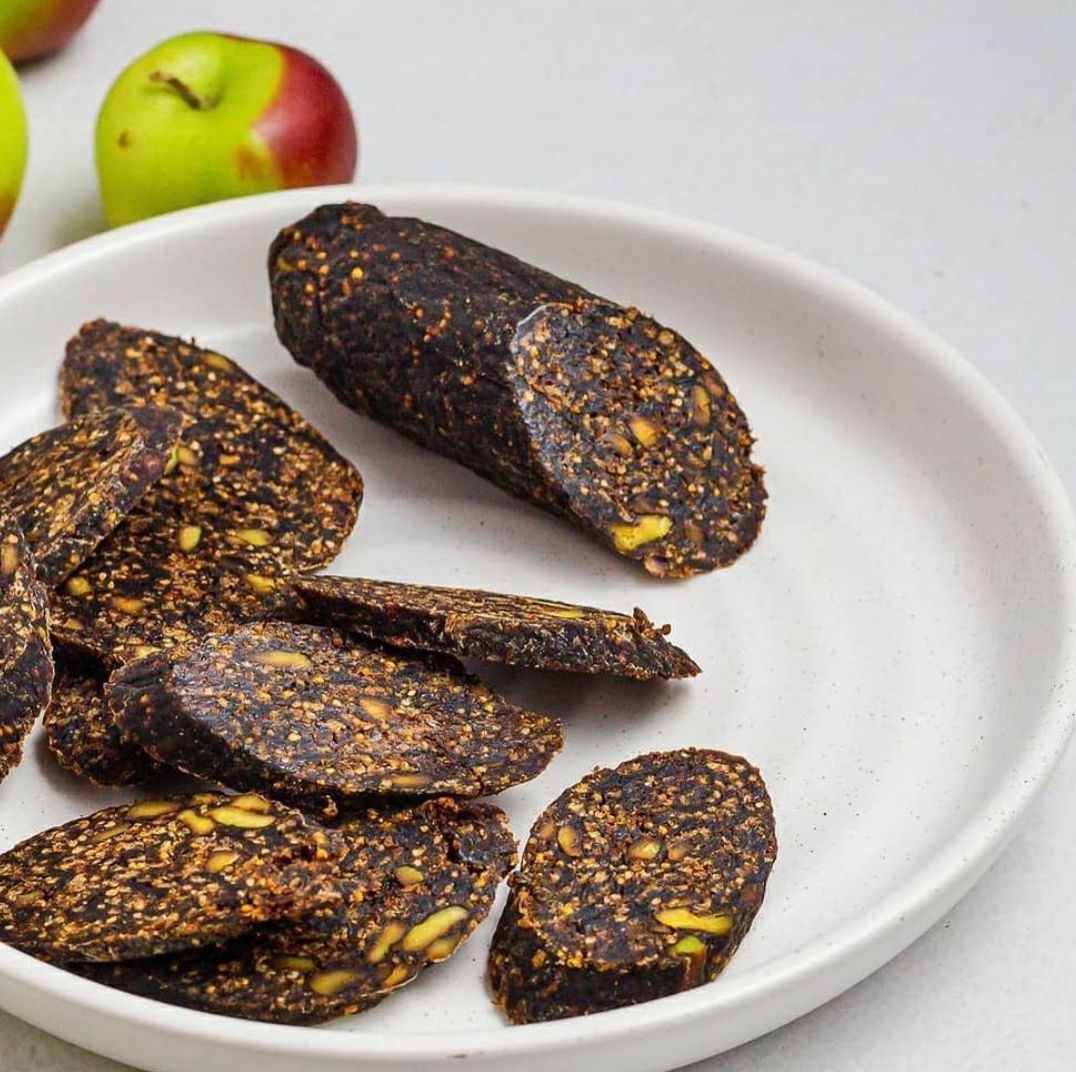 Vegan Fig Salami - Almond & Black Pepper