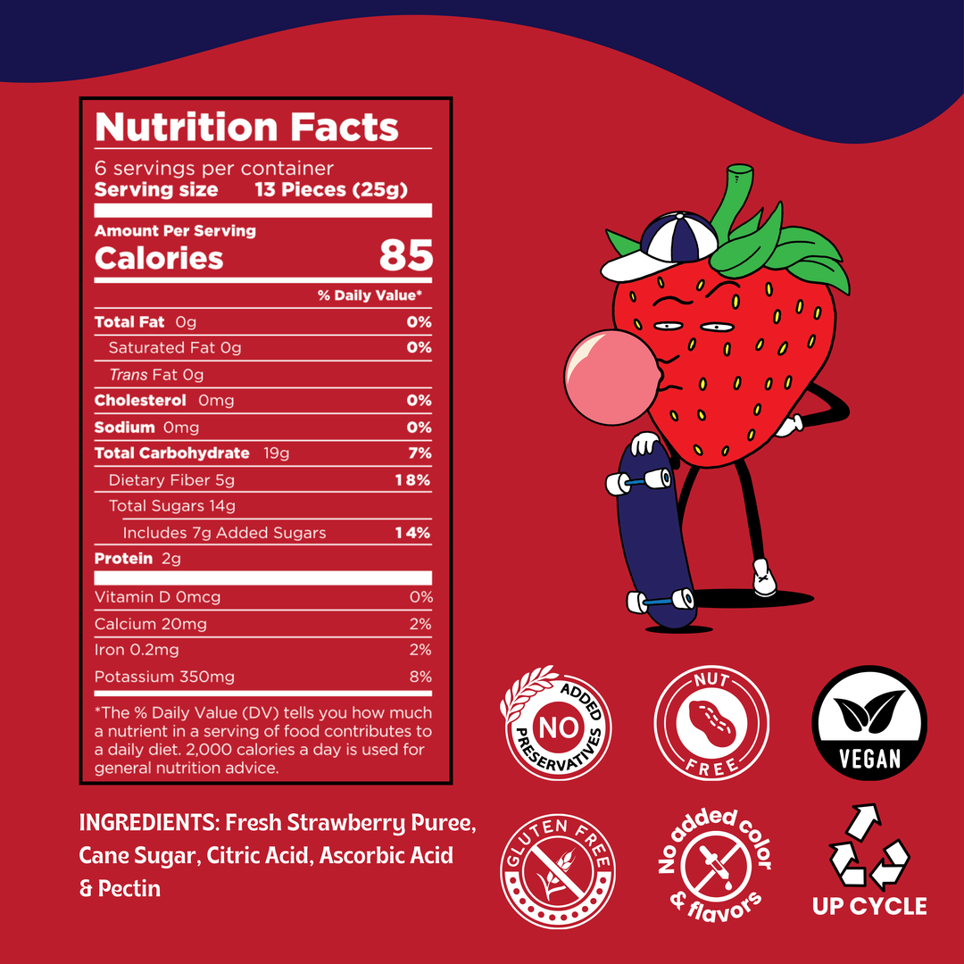 Sassy Strawberry - Dried Fruit Bites